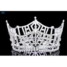 3 &quot;große Festzug-Tiara-Krone - Silber überzogener Rhinestone-Kristall